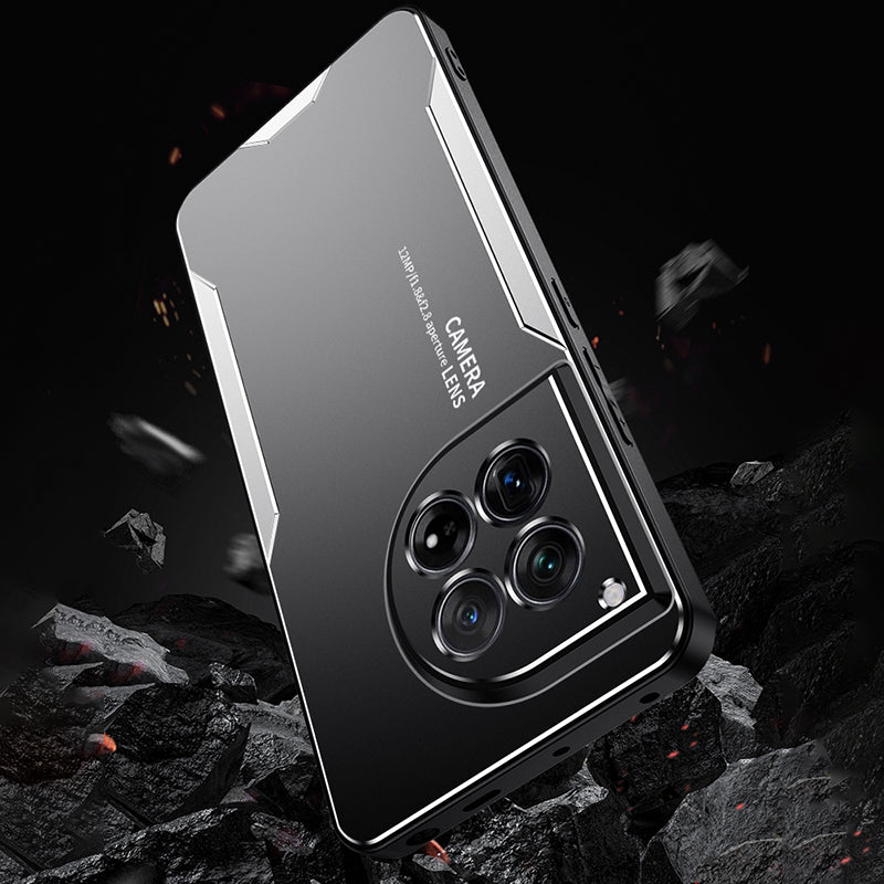 For OnePlus Ace 3 5G / 12R 5G Case Protective Aluminum Alloy+TPU+PC Phone Cover For OnePlus Ace 3 5G / 12R 5G Case Protective Aluminum Alloy+TPU+PC Phone Cover